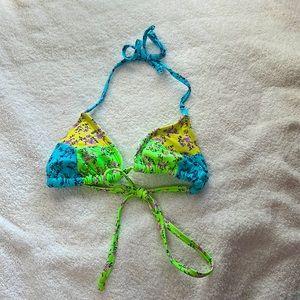 Multi color swim top